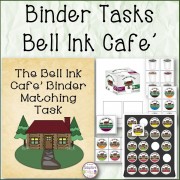 Binder Matching and Stocking Tasks Bell Ink Cafe'